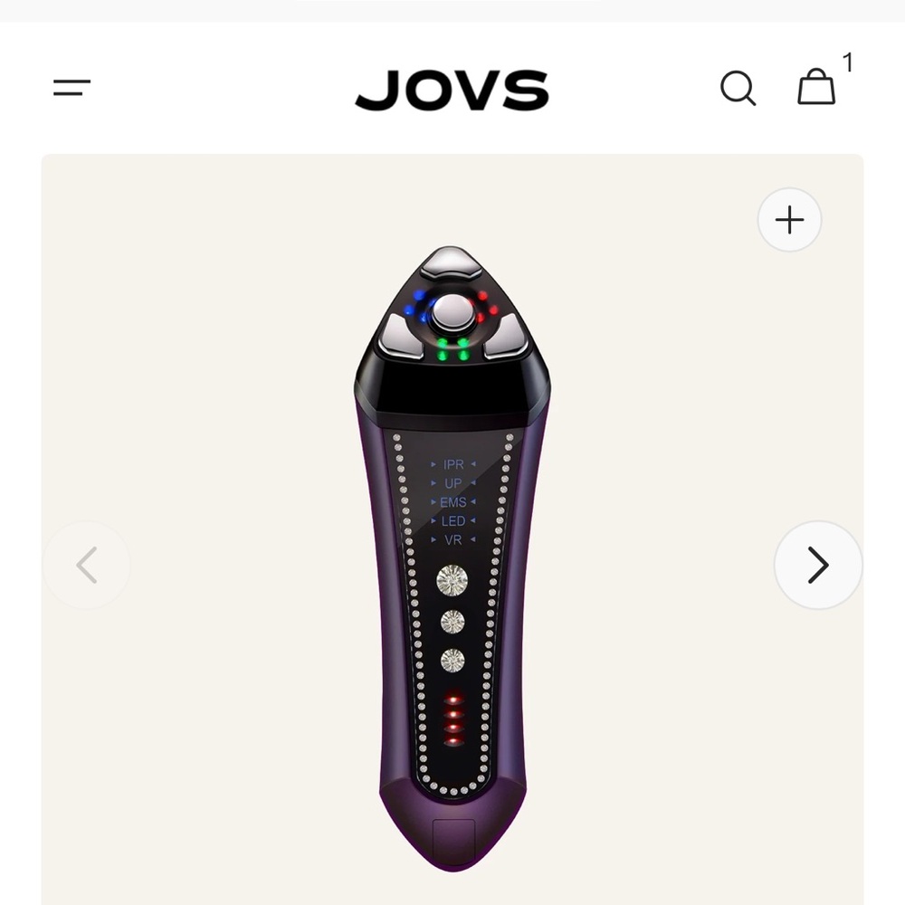 JOVS Color Light Radio Frequency Beauty Device NEW IN BOX